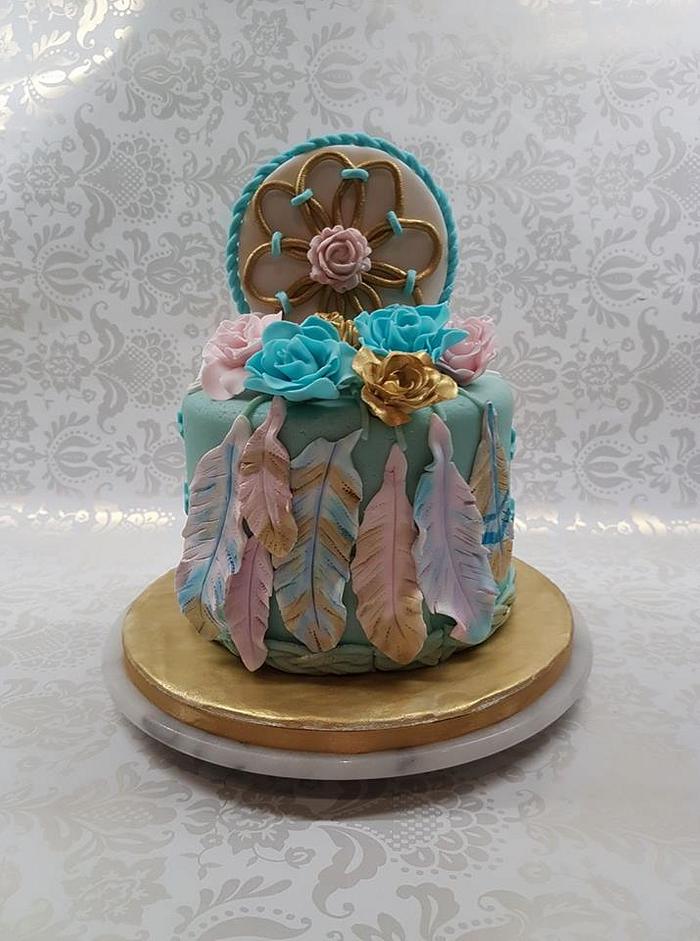 Bohoo birthday cake