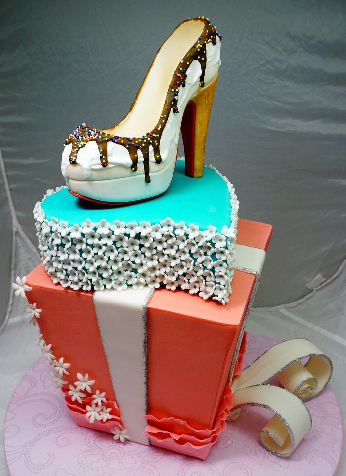 Shoe Birthday cake