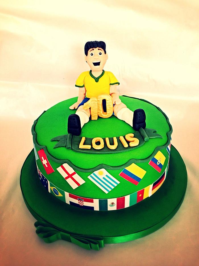 World Cup themed cake 