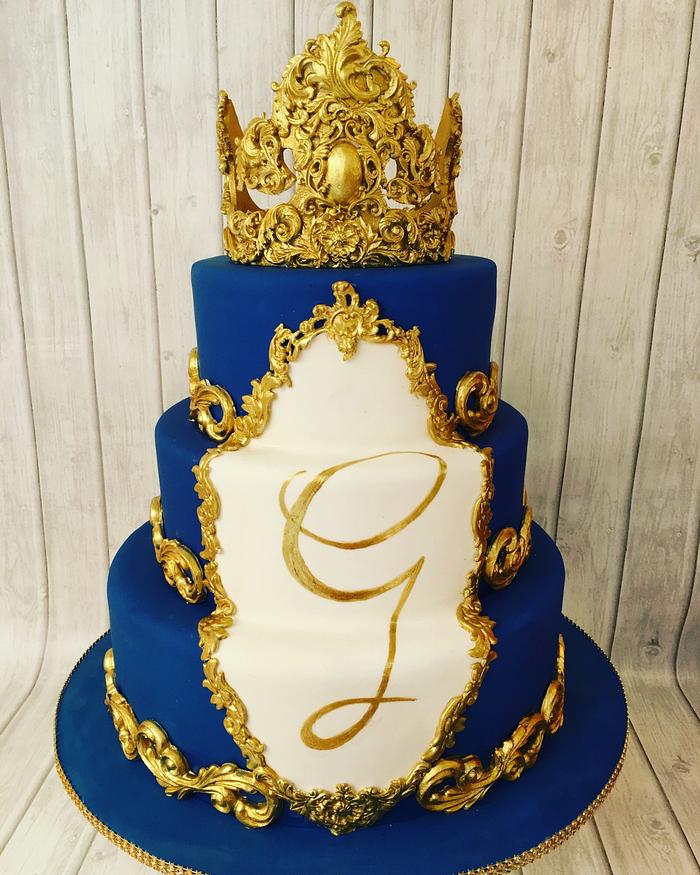 A prince themed cake