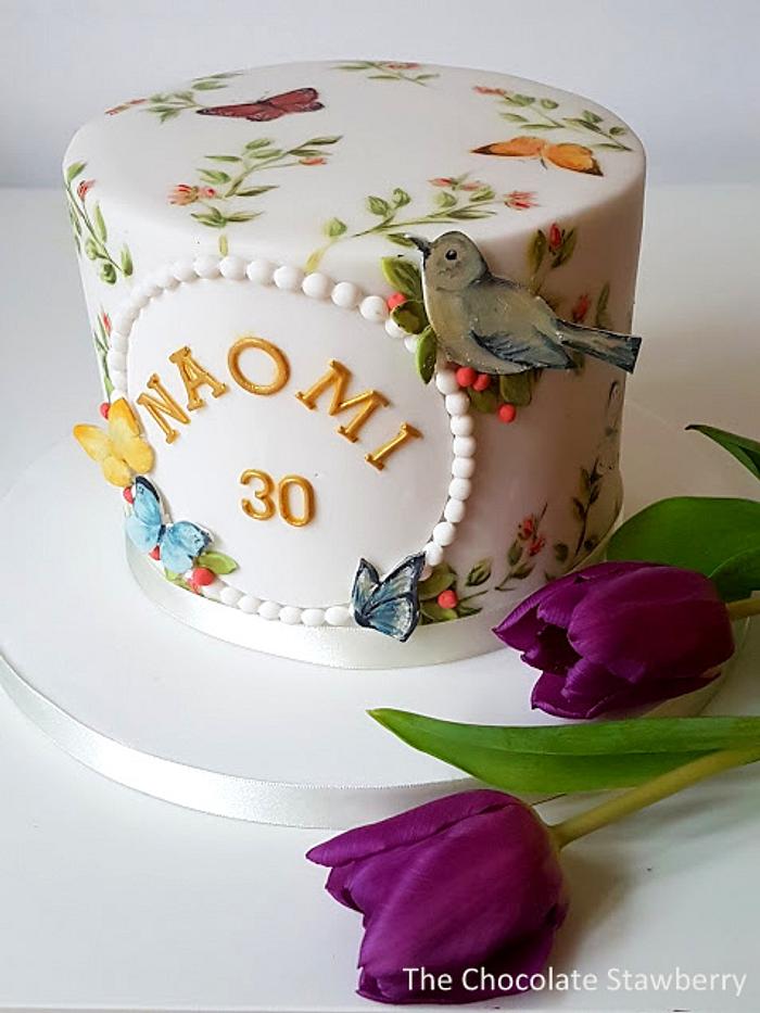 Birthday Butterfly Cake