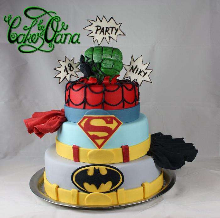 Super Hero cake