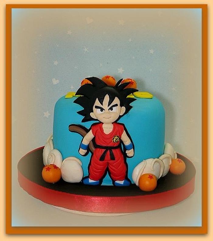 Goku kid cake