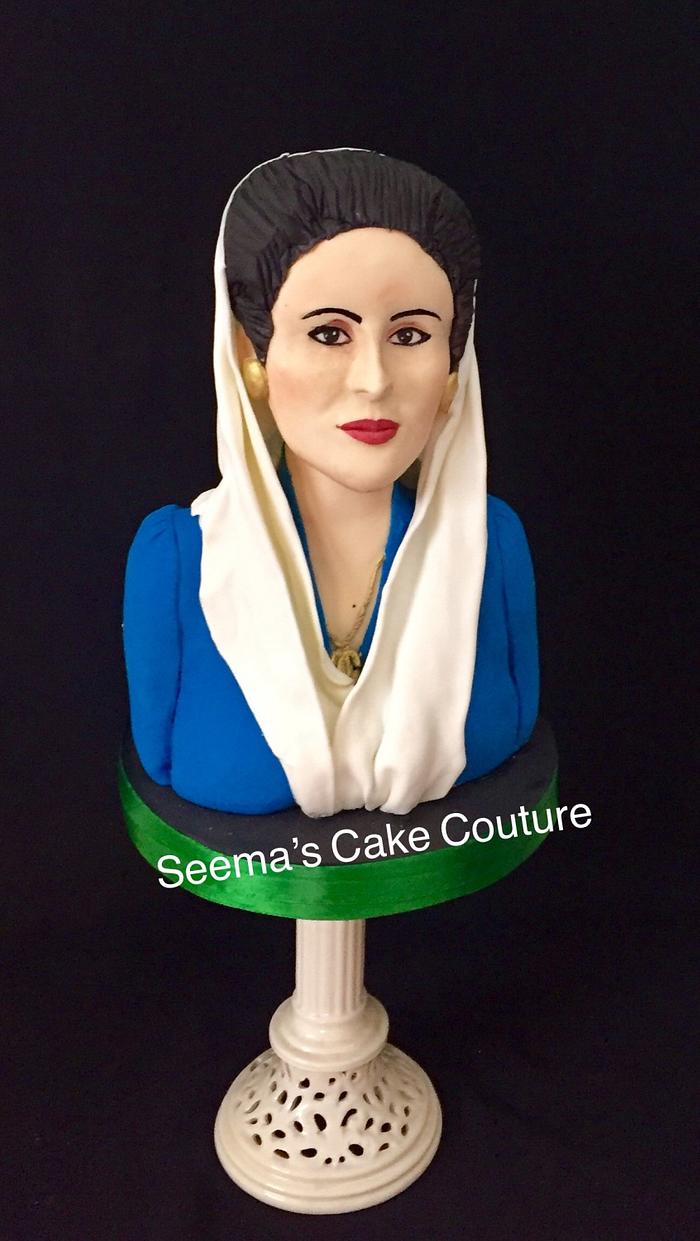 Benazir Bhutto - Spectacular Pakistan An International Sugar Art Collaboration 