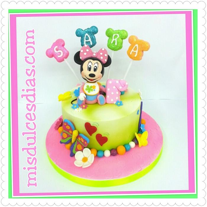 minnie baby cake