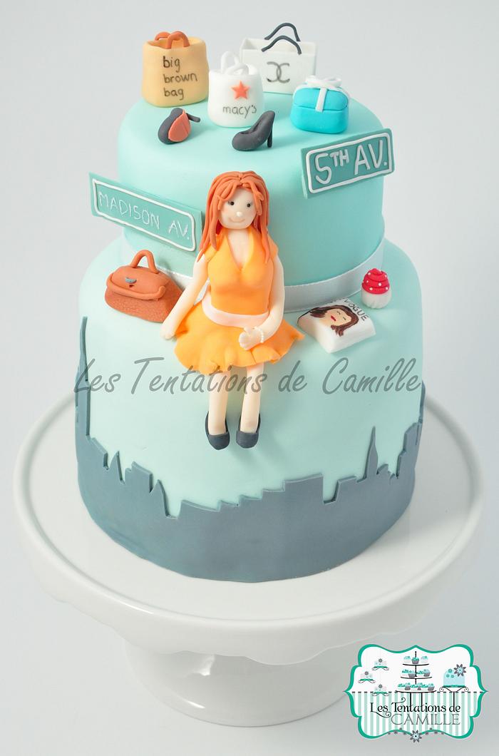 Fashionista cake