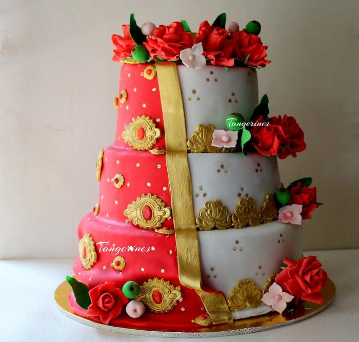 Royal Indian Wedding Cake