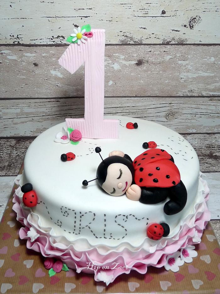 Sweet ladybird cake