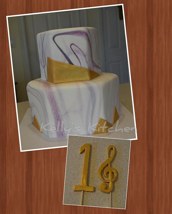 16th Birthday cake