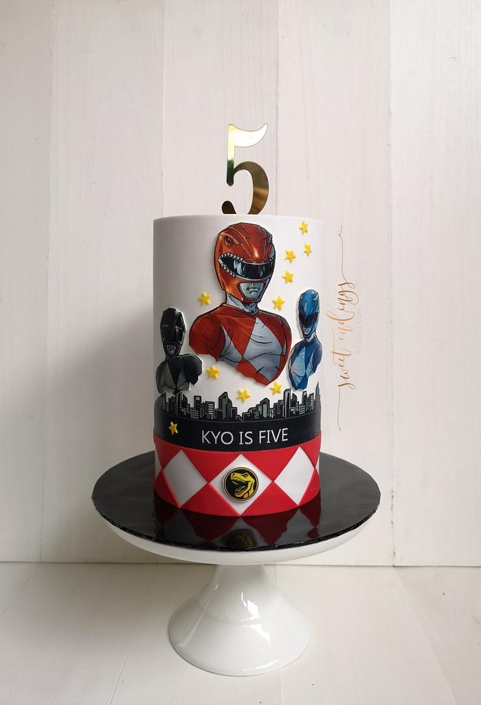 Power Rangers Cake $499 • Temptation Cakes | Temptation Cakes