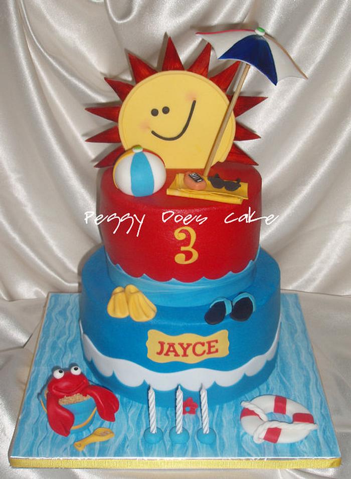 Jayce's Splish Splash Cake