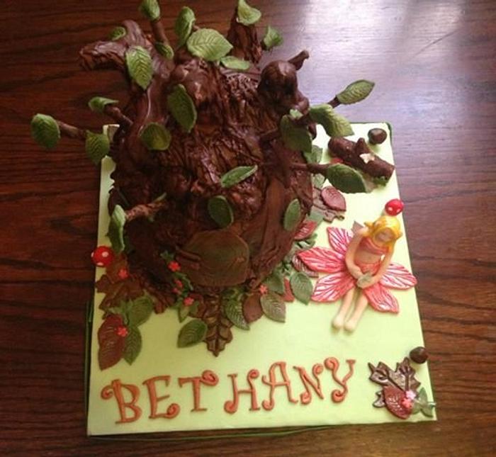 Fairy Woodland cake for my daughter