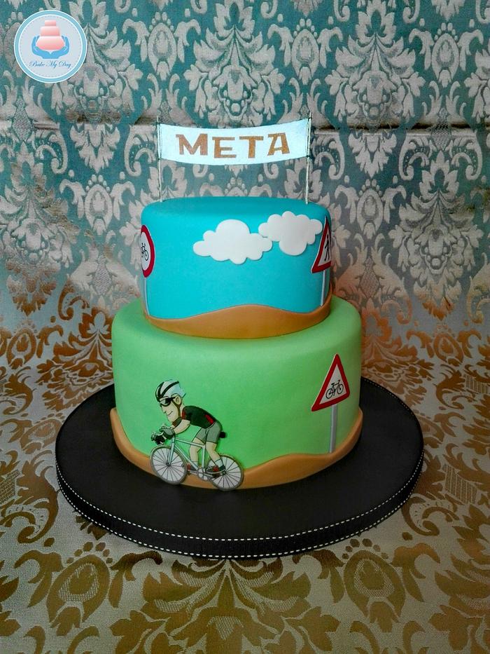 Cyclist Cake