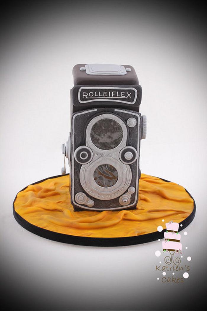 Vintage Camera Cake