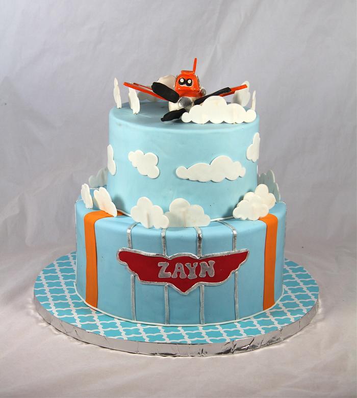 Planes theme cake