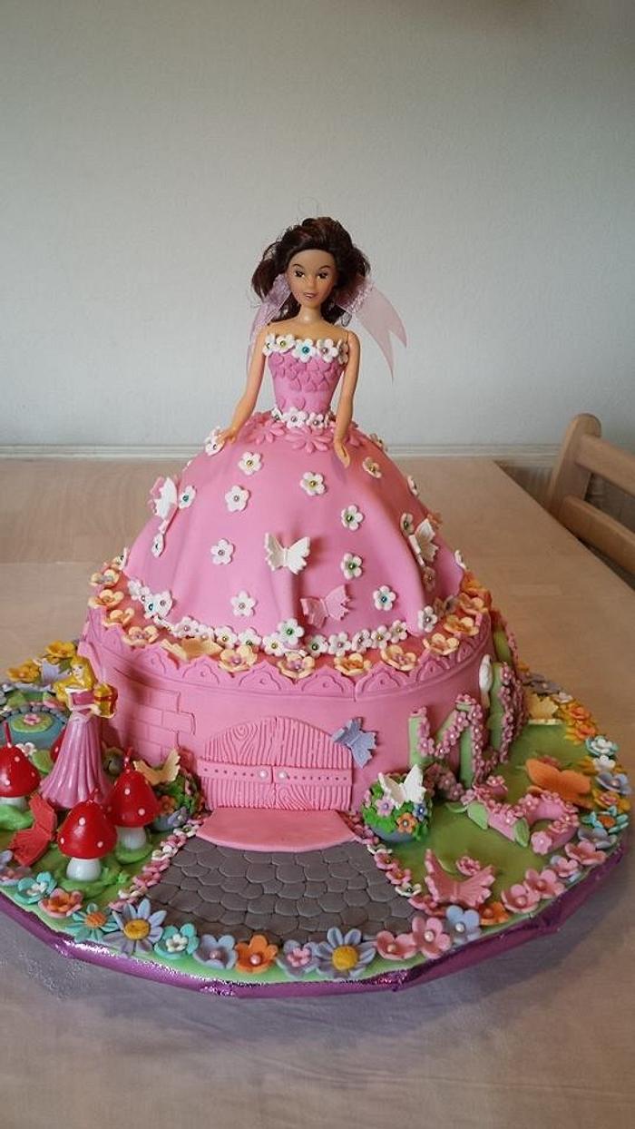 My 1st barbie cake
