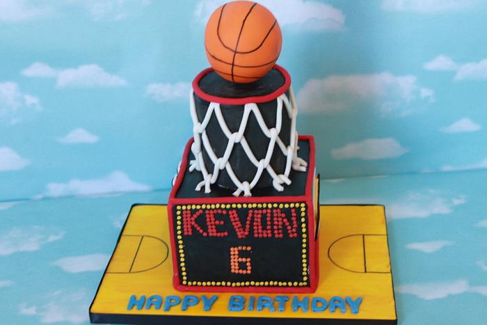Basketball cake for Kevon!