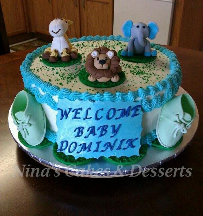 Another Cute Baby Shower Cake