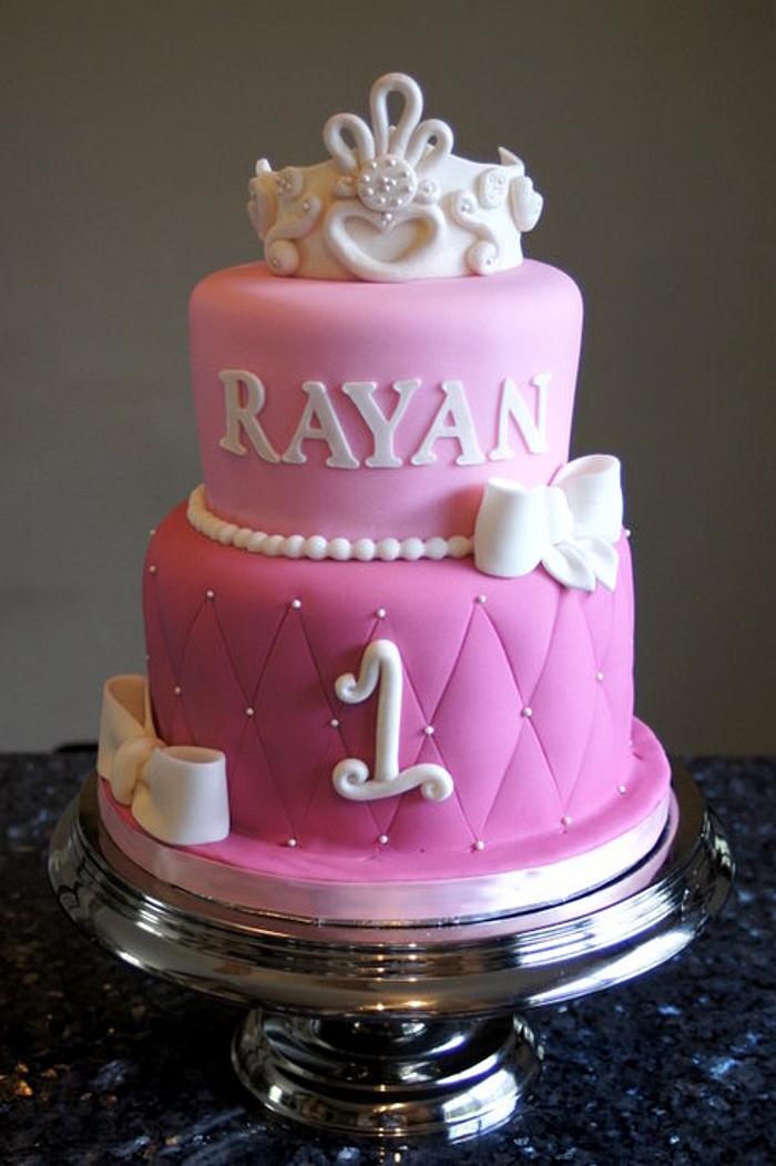 princess first birthday cake