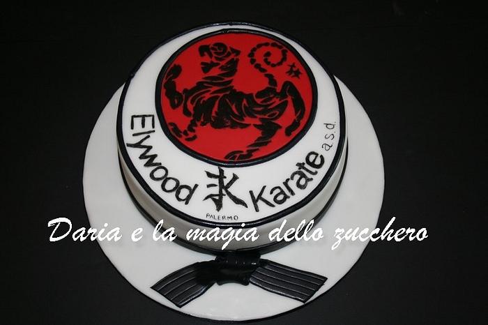 Karate shotokan cake