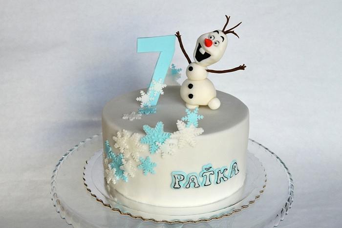 cake with OLAF