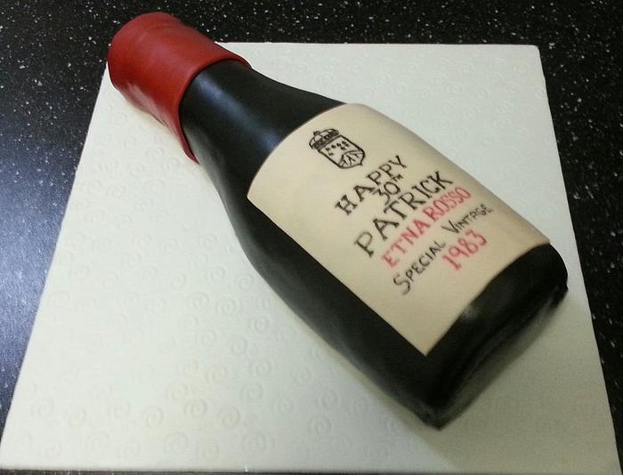 TheSIBakery Wine Bottle Cake!
