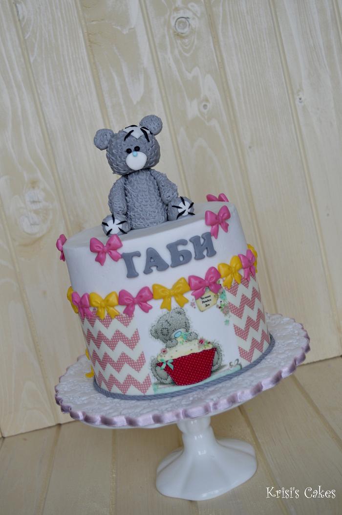Cake teddy bear
