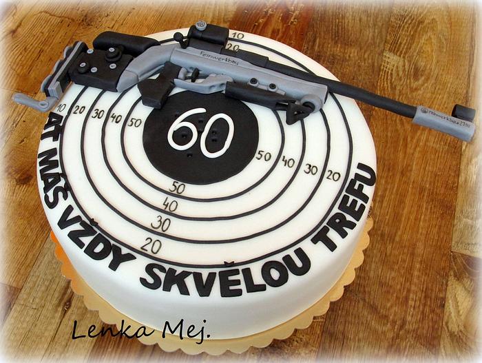 Cake for sport shooter