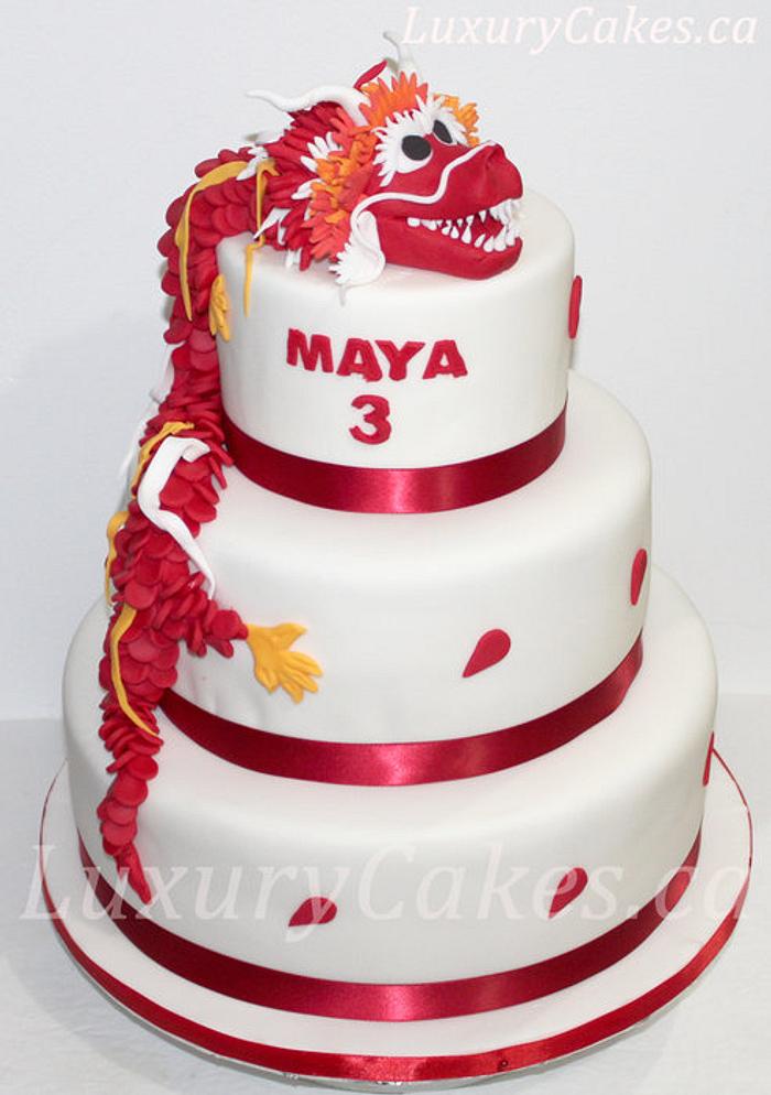 Chineese dragon cake 