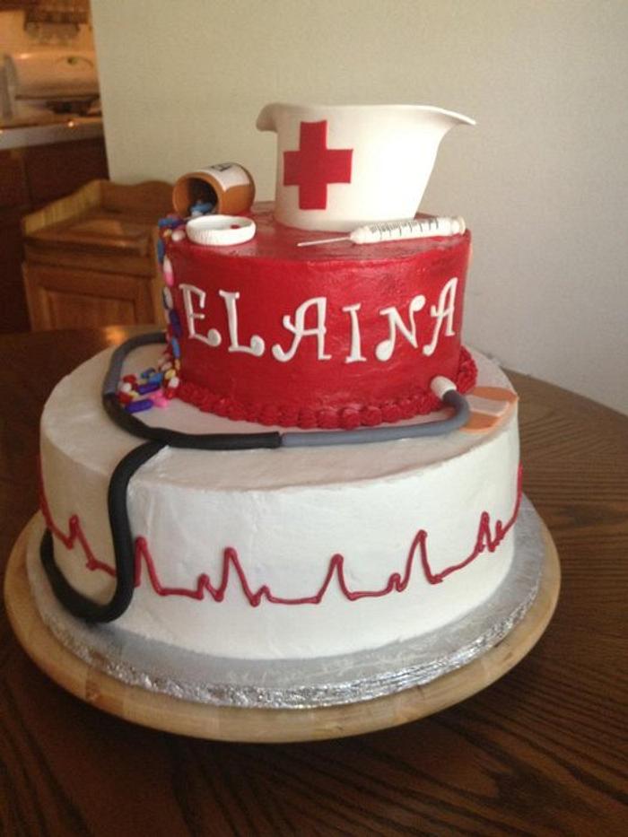 Nursing School Graduation cake