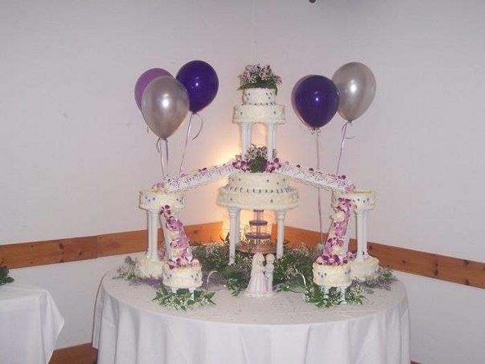 sons wedding cake
