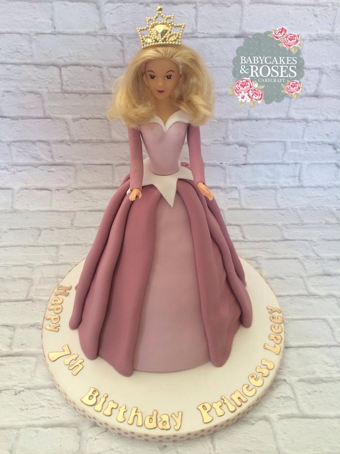 Disney Princess Cinderella Doll Cake