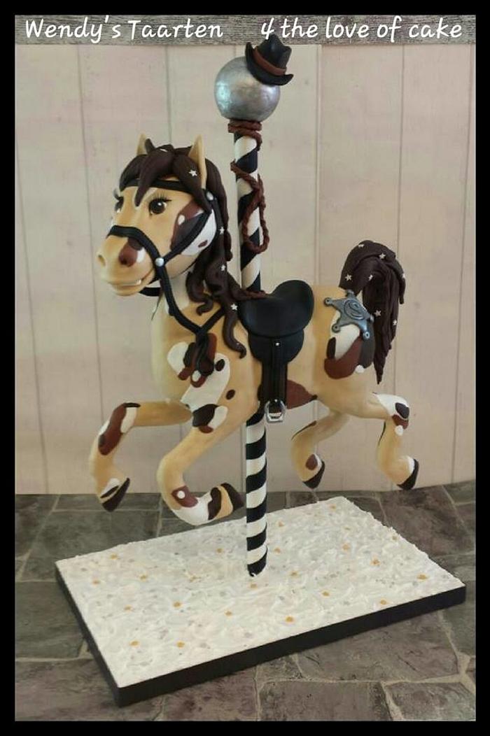  Western carrousel pony