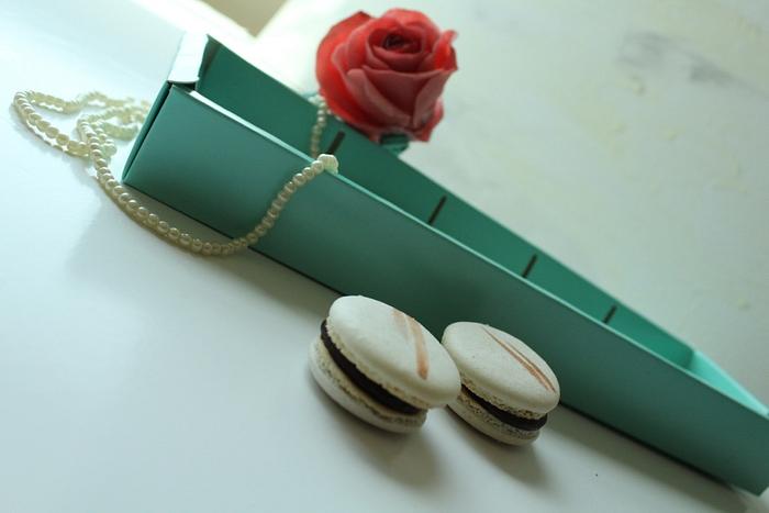 Sugar Flower and Delicate Macarons