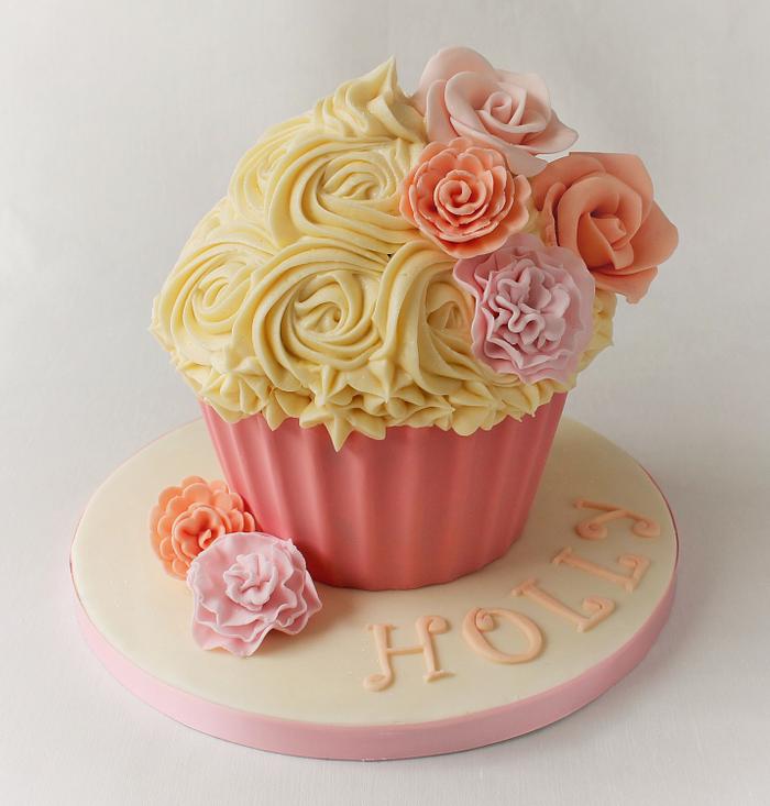 Baby Shower Giant Cupcake