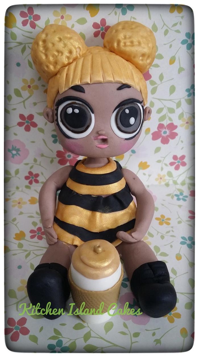 Queen Bee LOL Surprise cake topper