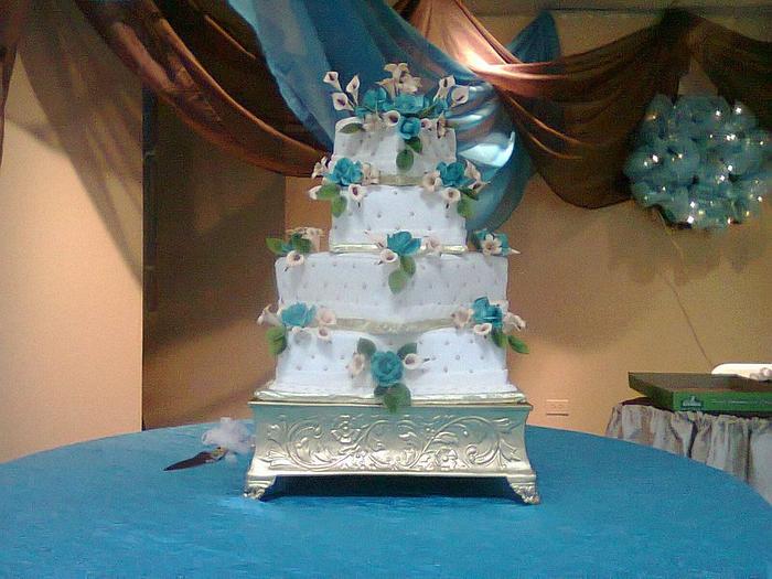                                      25 years anniversary wedding cake