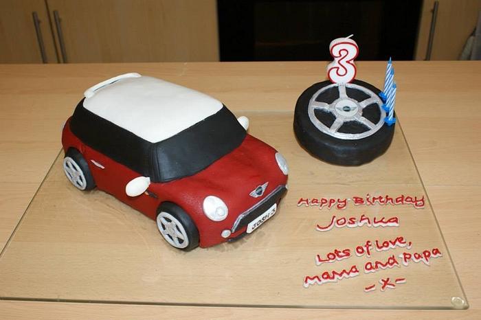 BMW Mini Cake
