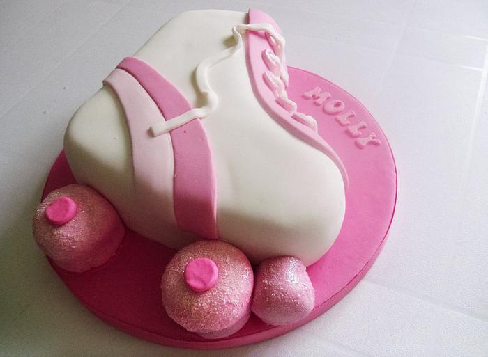 Roller Boot Birthday Cake