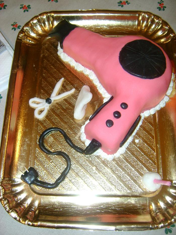A cake for hairdressers