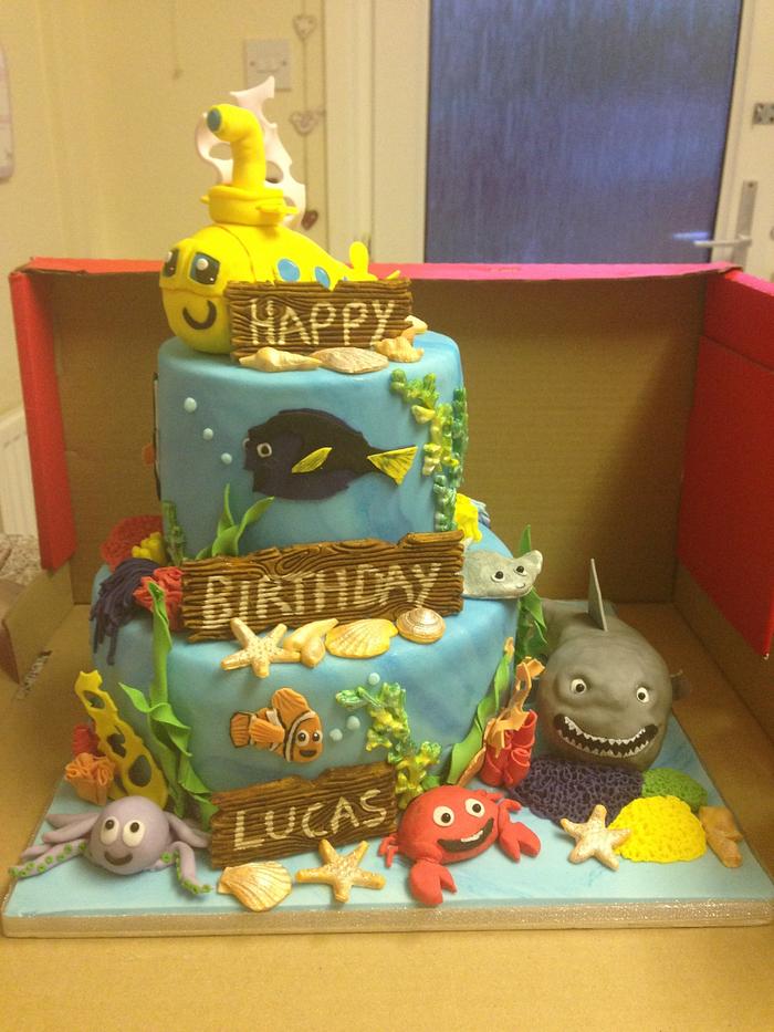 Under the sea cake