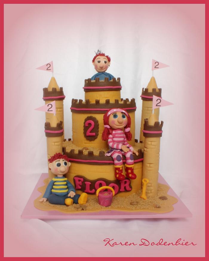 Sand Castle cake!