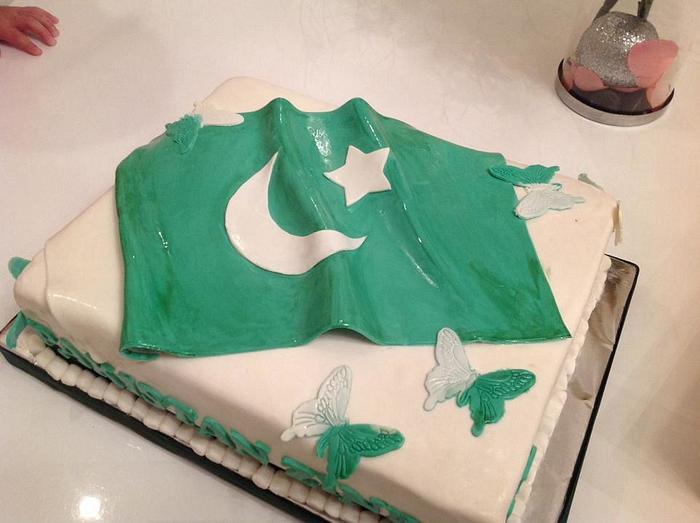 Pakistan-Day-Cake.JPG 368×327 Pixel | Fondant cake designs, Independence  day pictures, Pakistan day