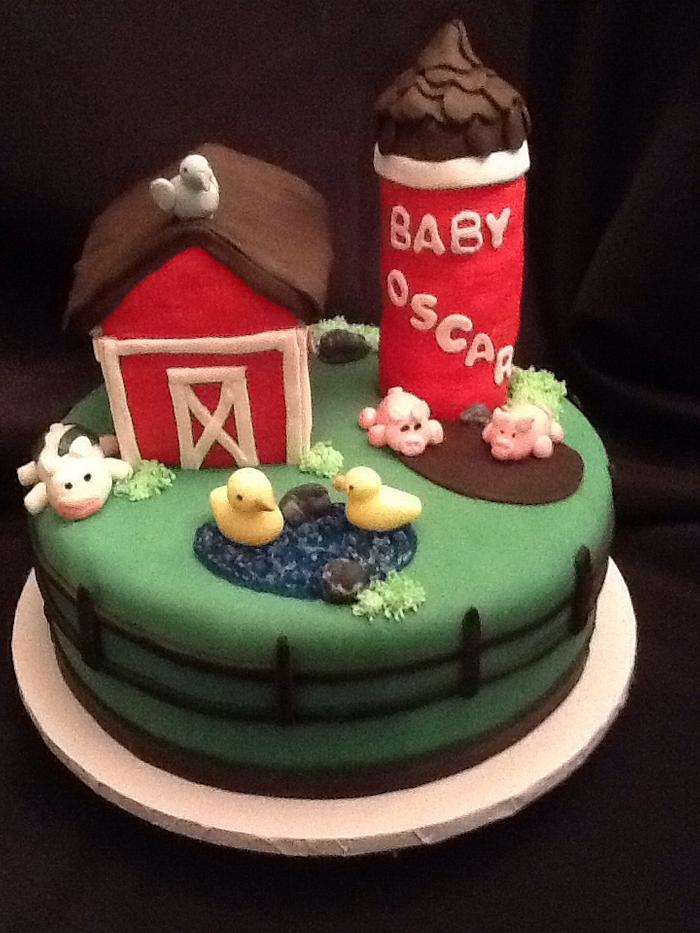 Farm theme baby shower 