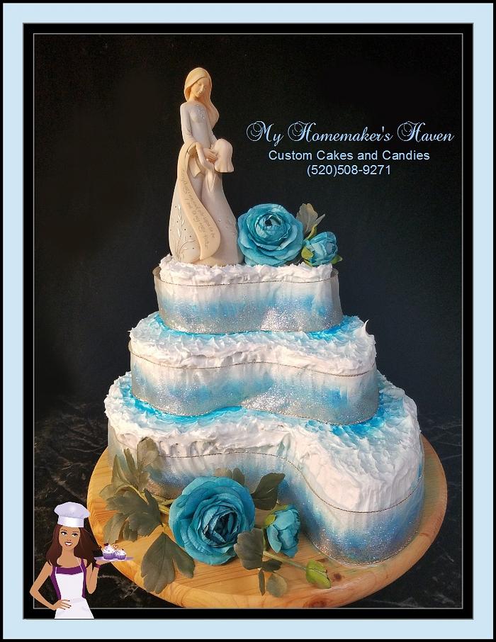 Mommy & Me Winter Tea Party Cake