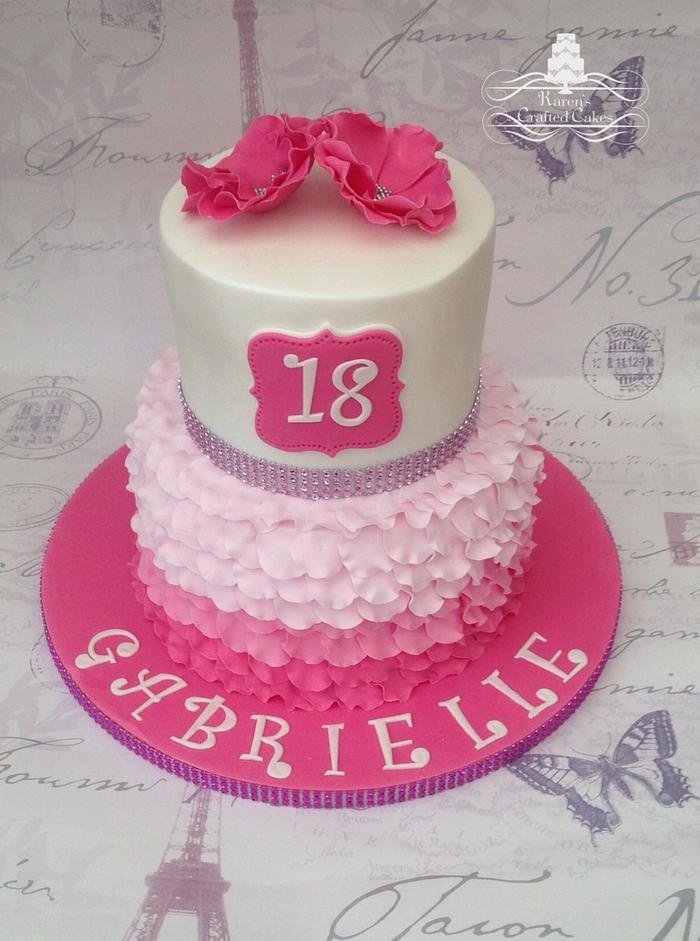 Pink Petal Cake