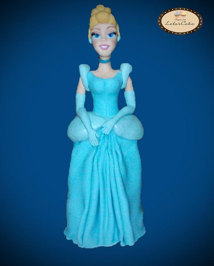 Cinderella cake topper 