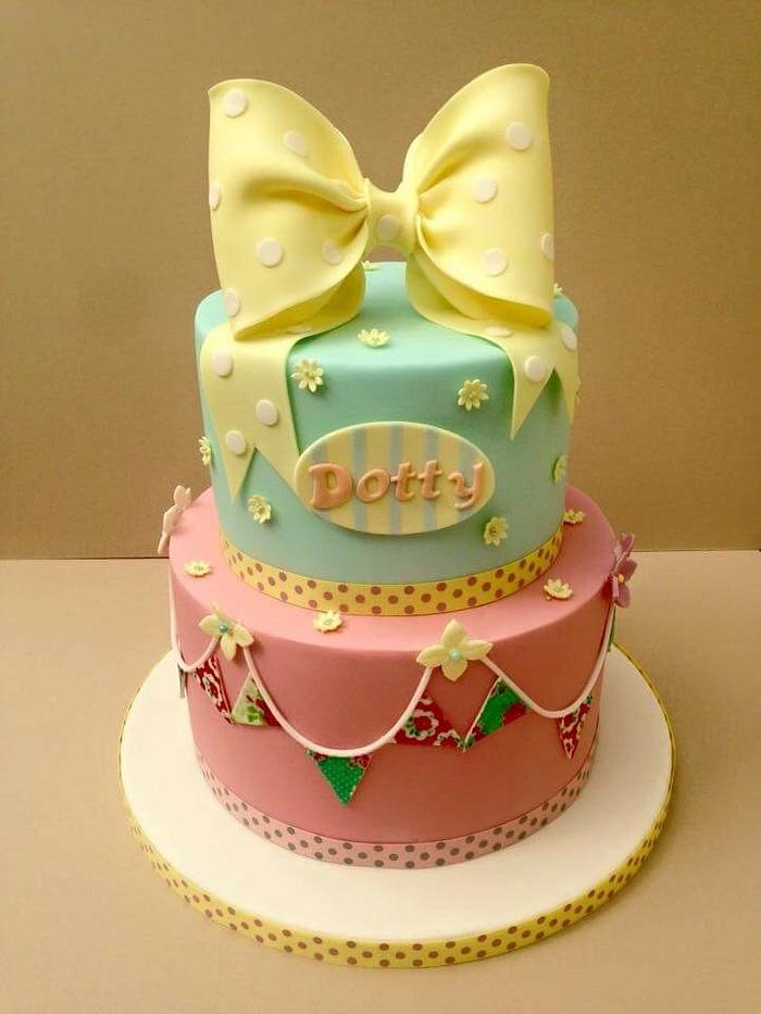 christening cakes for Dotty