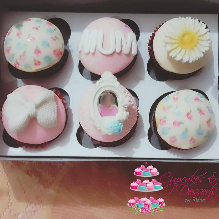 Vintage Cupcakes for Mom