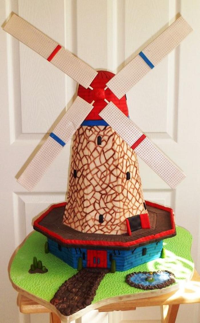Windmill cake